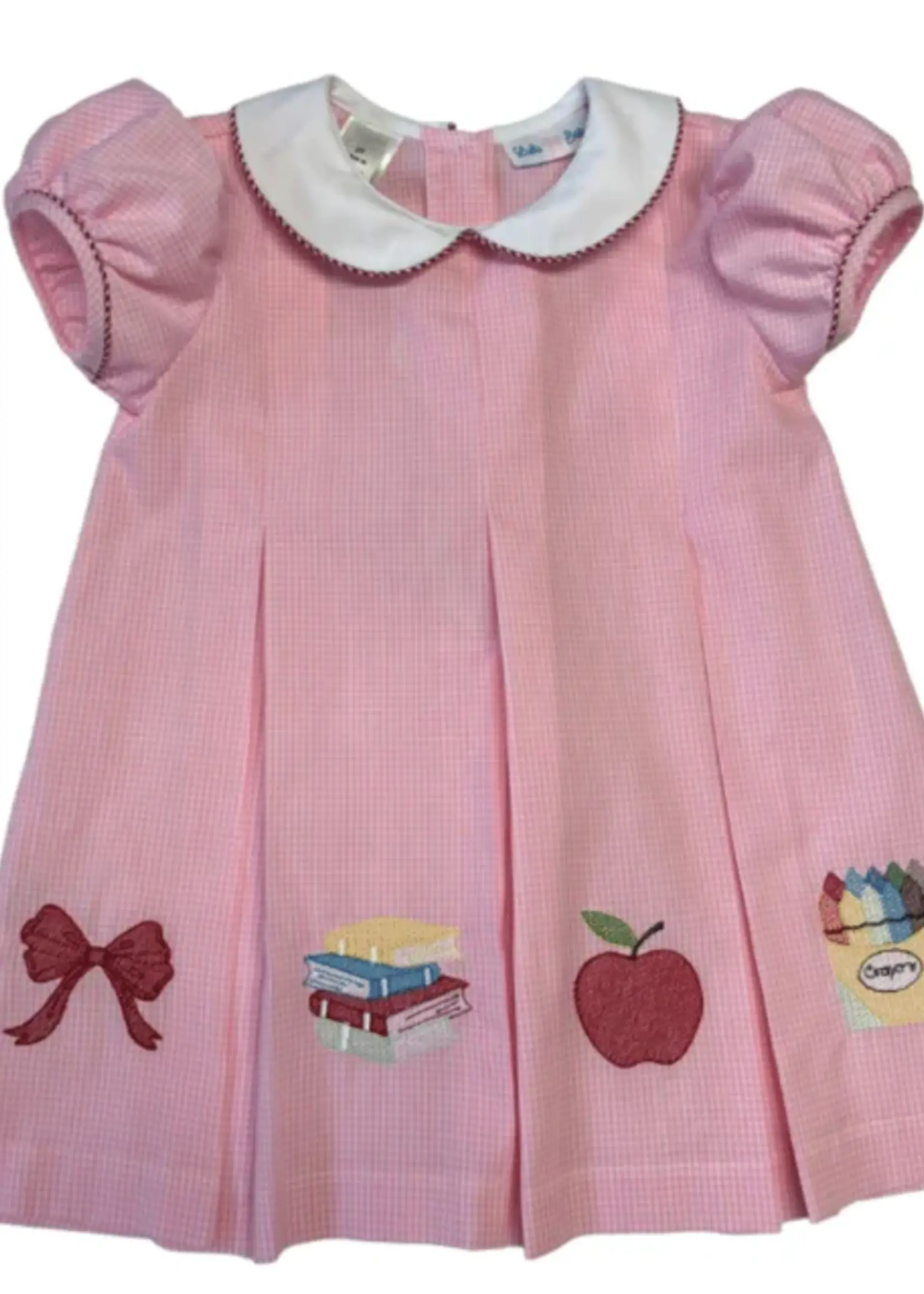 Lulu Bebe Dana Embroidered School Dress