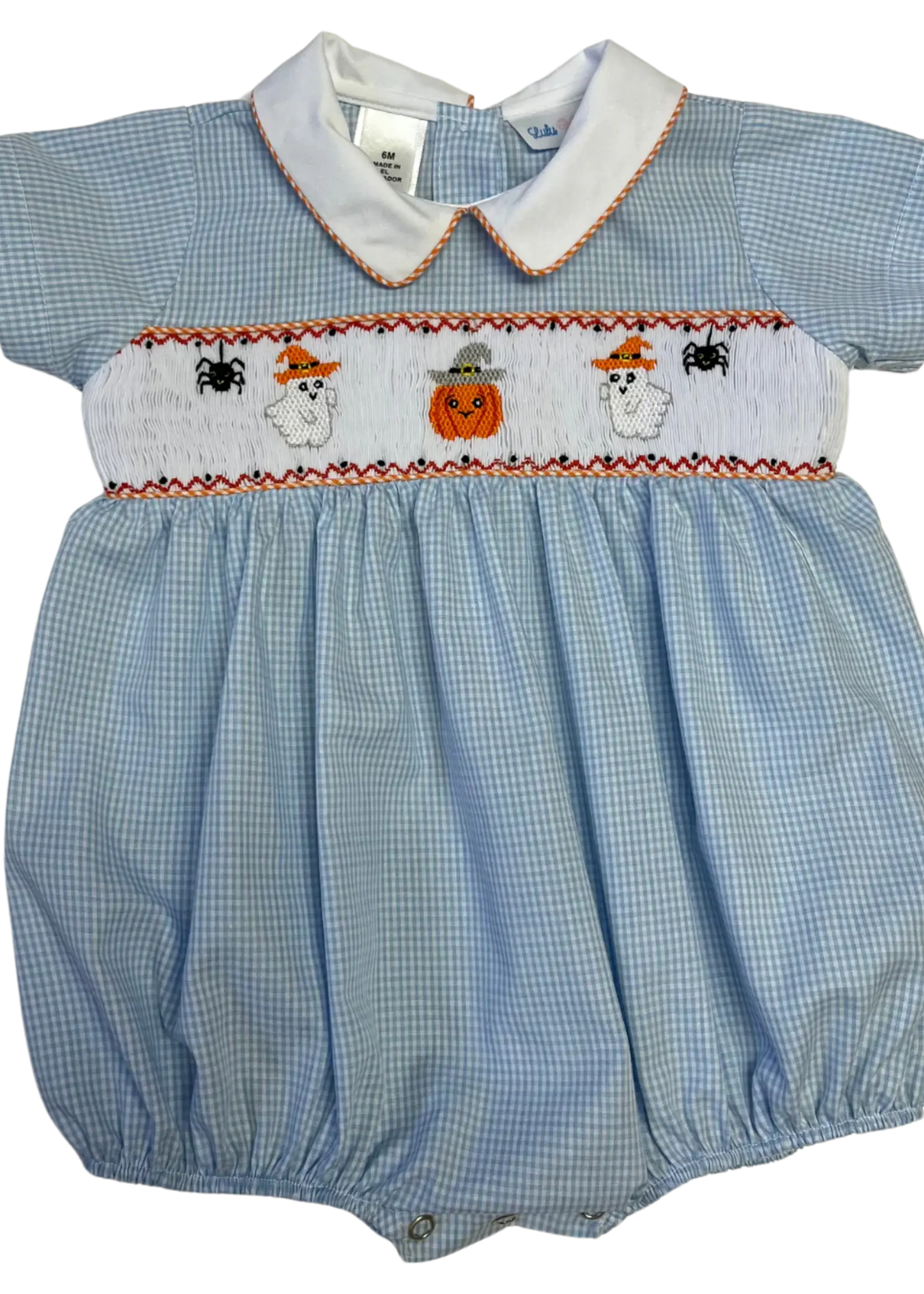 Lulu Bebe Noah Halloween Smocked Bubble