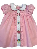 Lulu Bebe Molly Embroidered School Dress