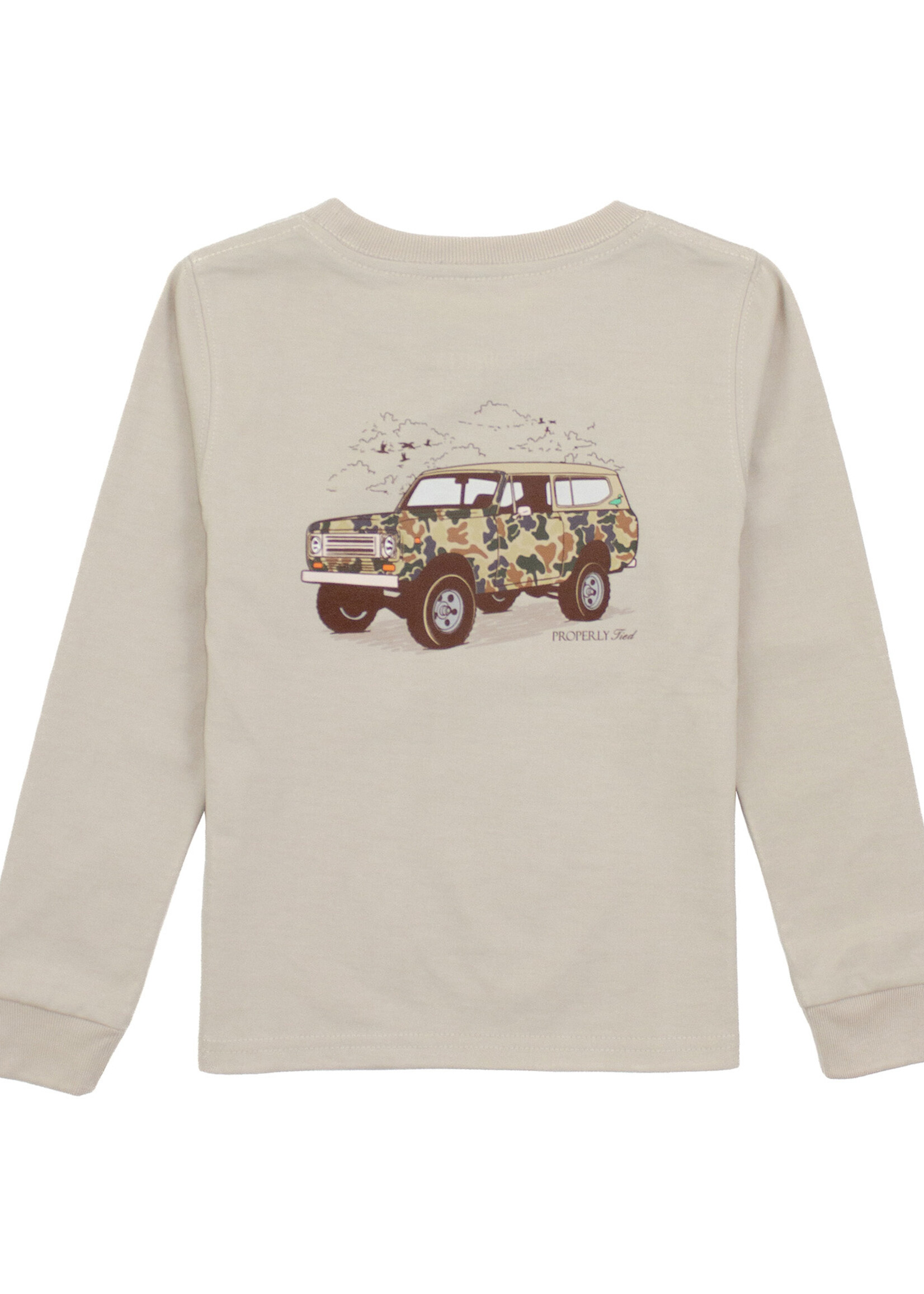 Properly Tied Boys Camo Truck LS