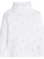 Little English Printed Turtleneck