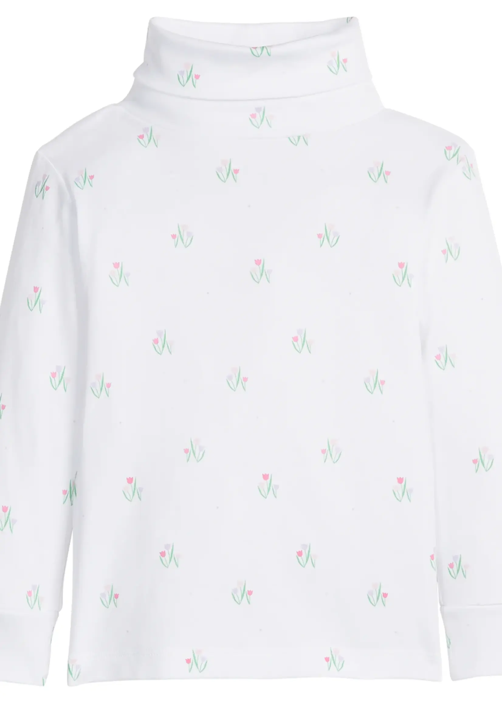 Little English Printed Turtleneck