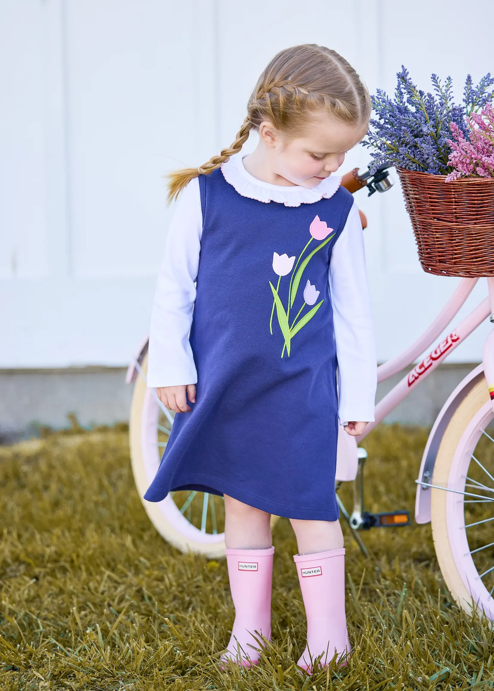 Little English Applique Jumper