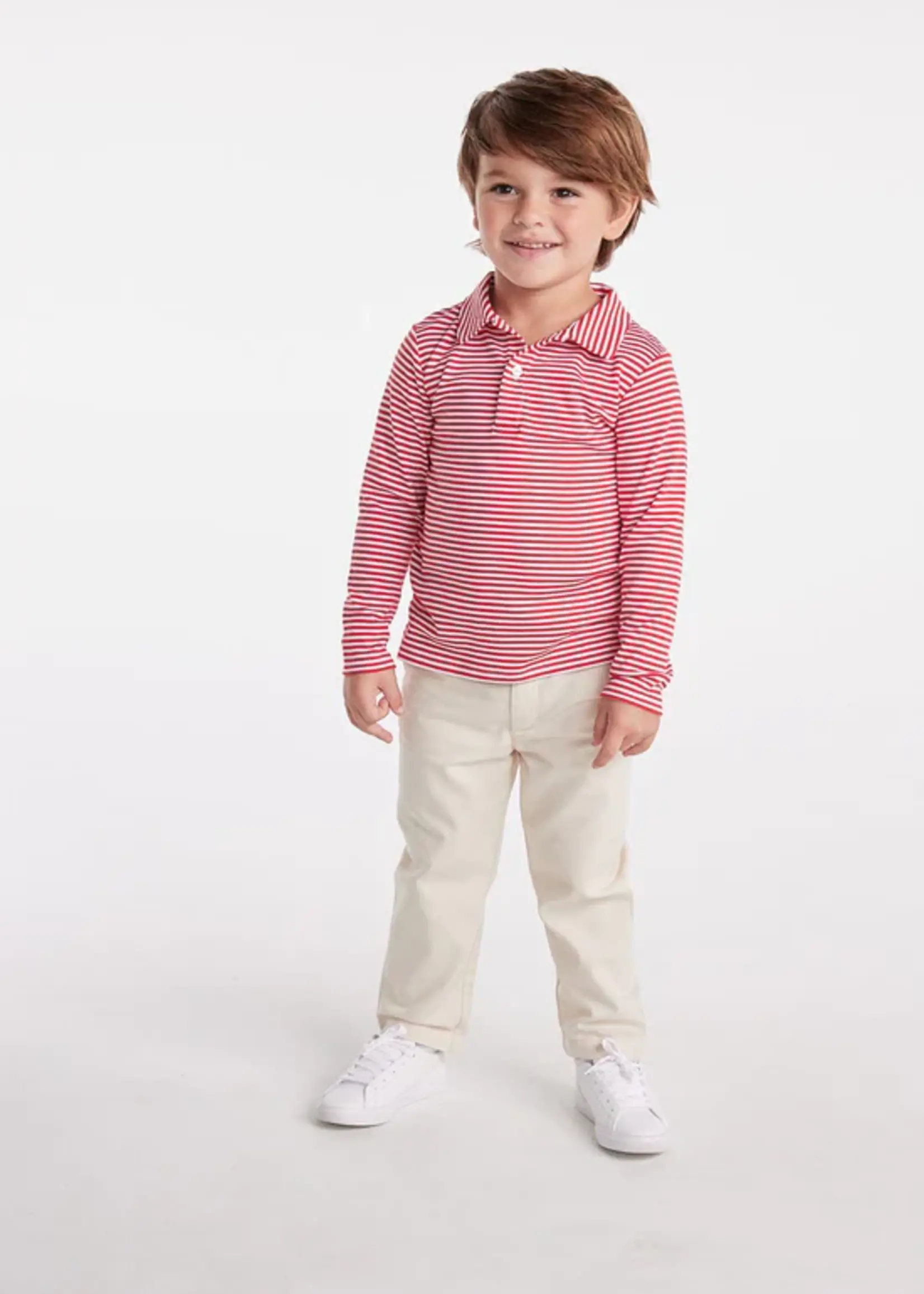 Little English Long Sleeve Polo