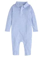 Little English Long Sleeve Polo Romper