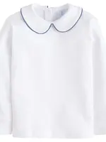 Little English Piped Peter Pan Shirt