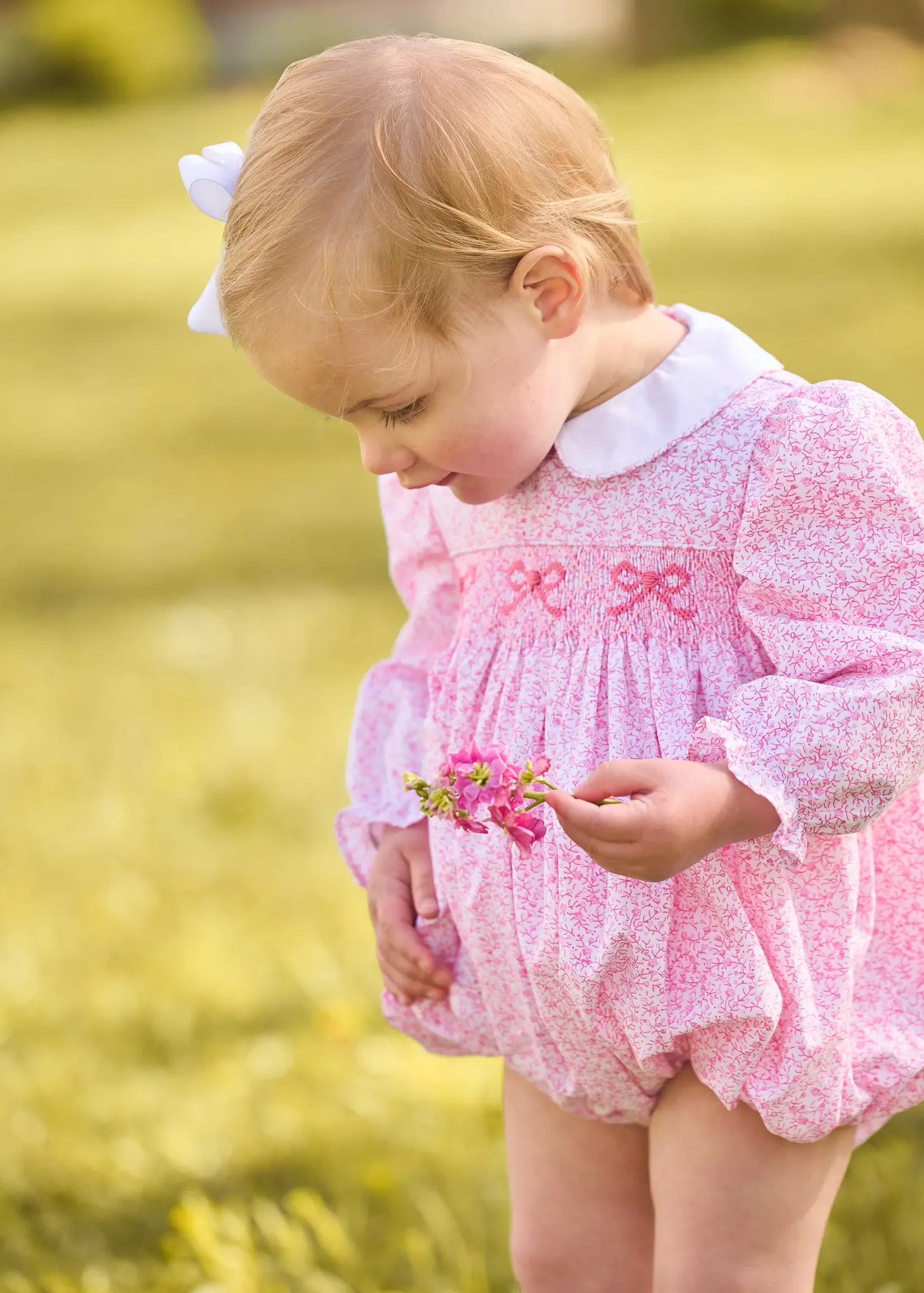 Little English Smocked Natalie Bubble