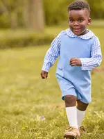 Little English Vintage Button Tab John John