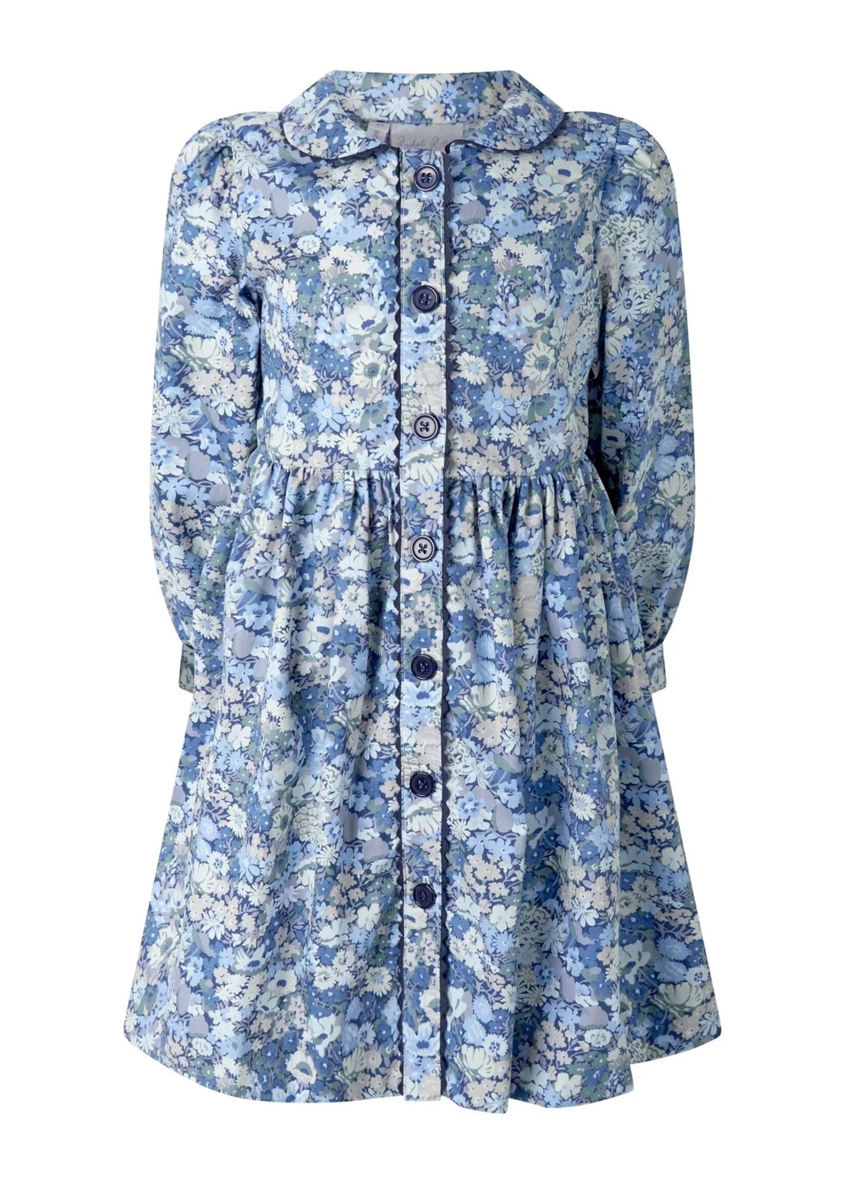 Rachel Riley Floral Button-Front Dress