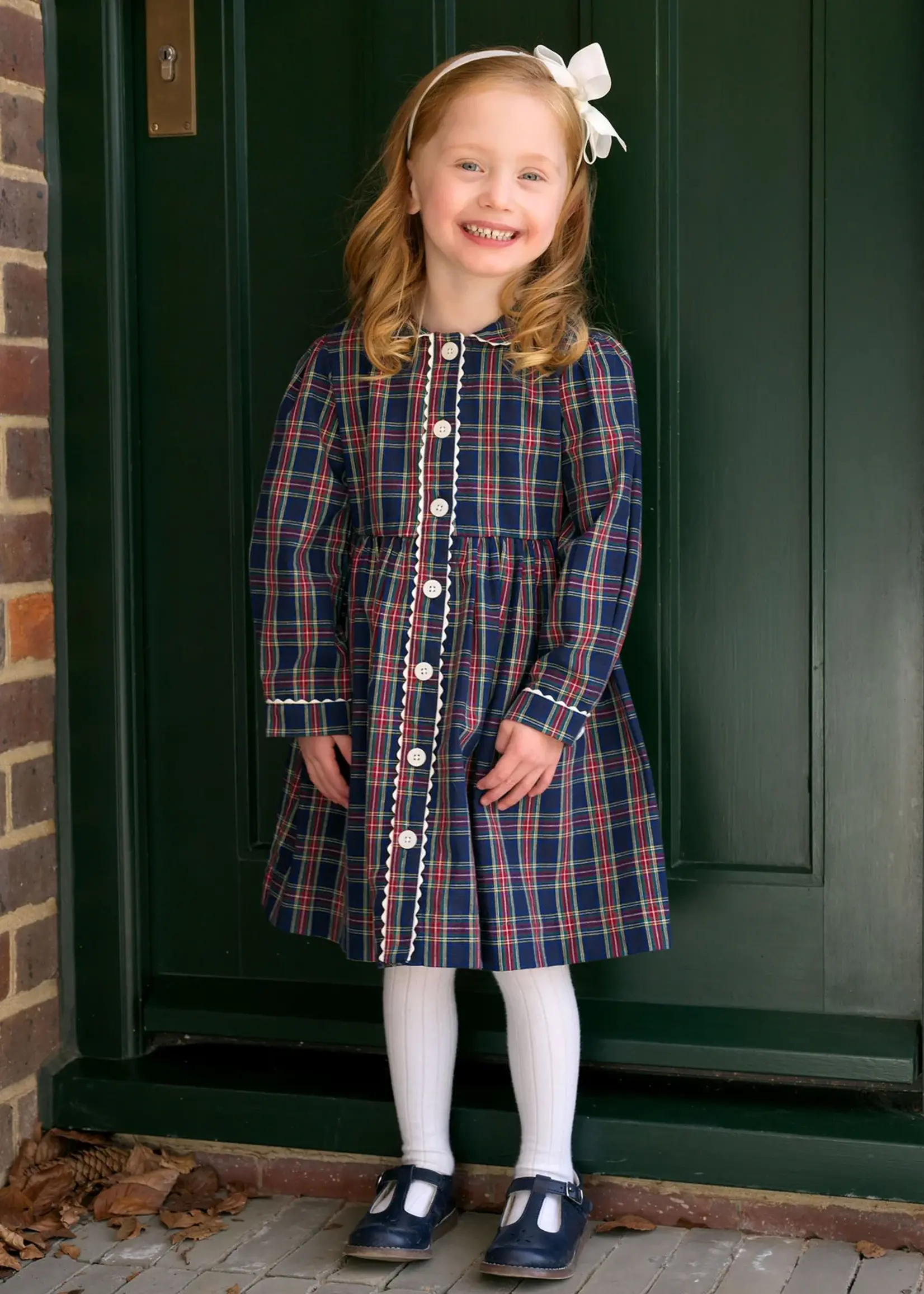 Rachel Riley Button-Front Dress