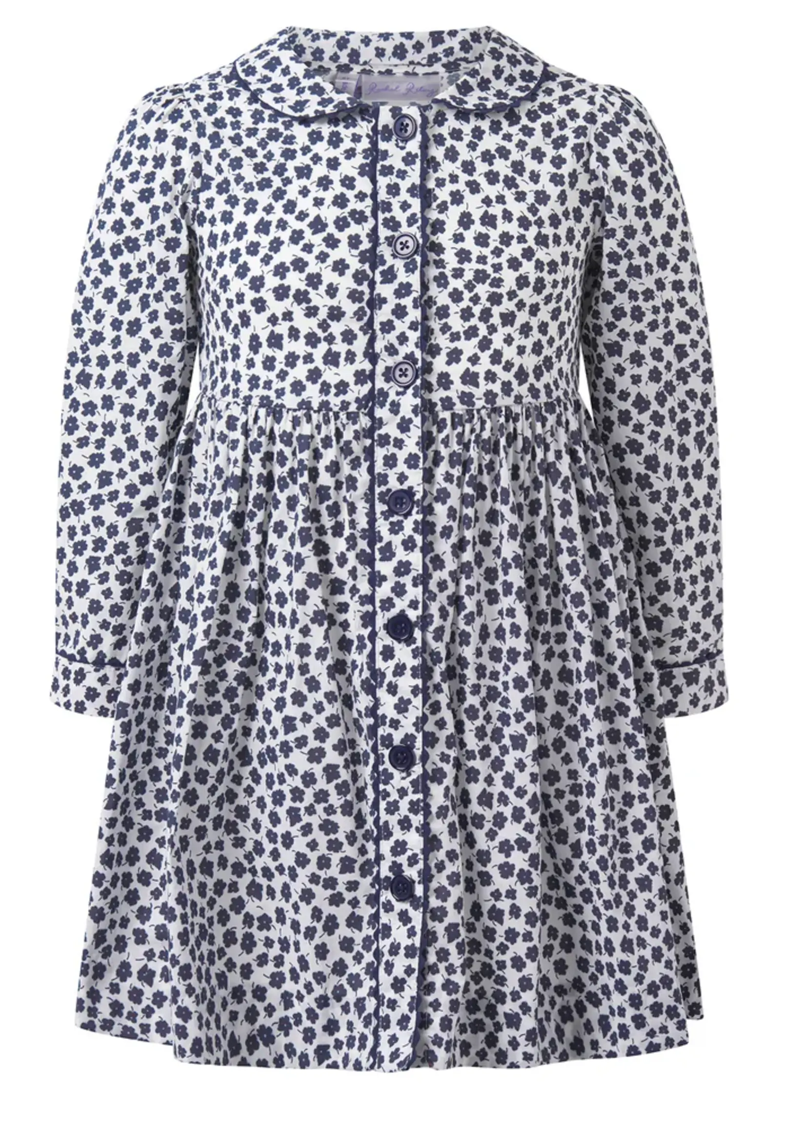 Rachel Riley Long Sleeve Button-Front Dress