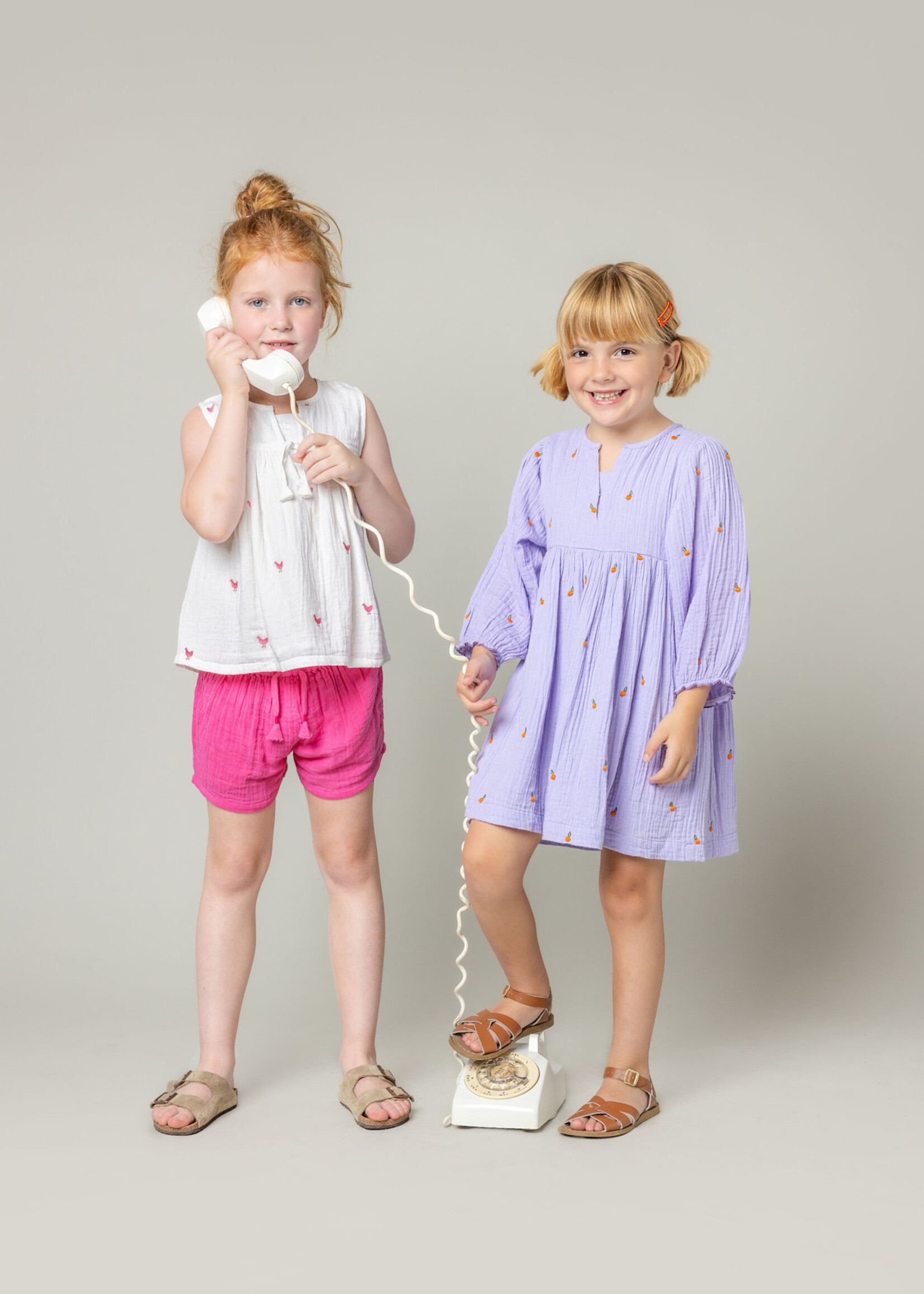 Pink Chicken girls Theodore short