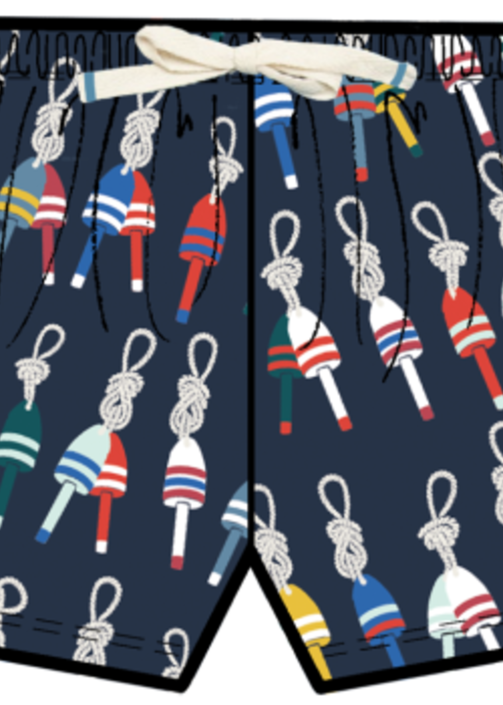 Pink Chicken baby boys swim trunk