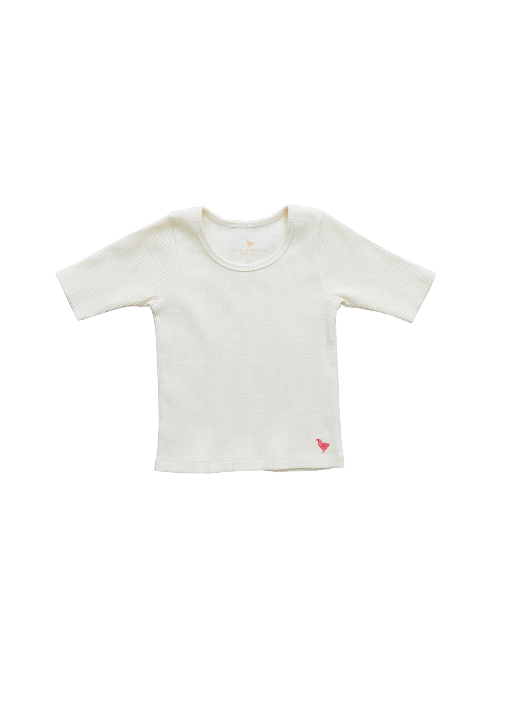 Pink Chicken Girls Organic Rib Top