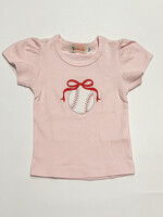 Luigi Kids Girls S/S Baseball w/bow