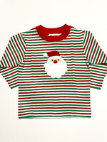 Luigi Kids Boys Stripe L/S Santa Head