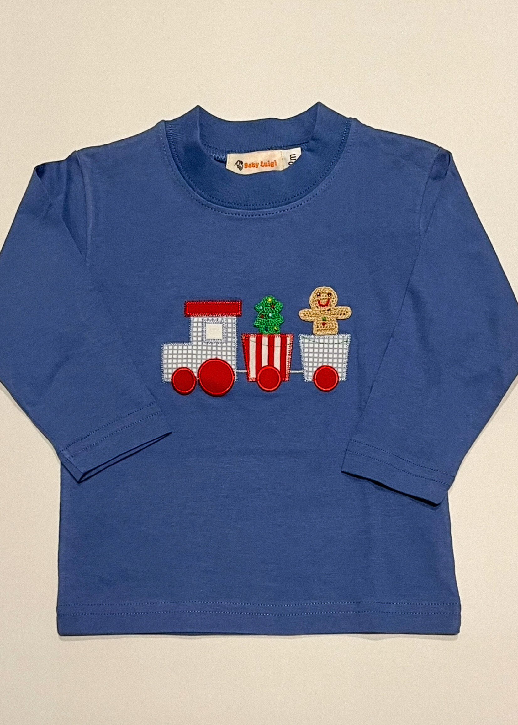 Luigi Kids Boys L/S Train w/ Tree & Gingerbread