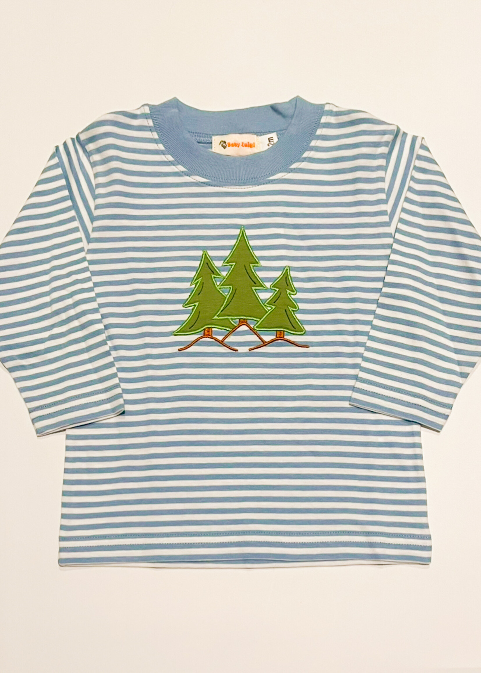 Luigi Kids Boys Stripe L/S 3 Pine Trees