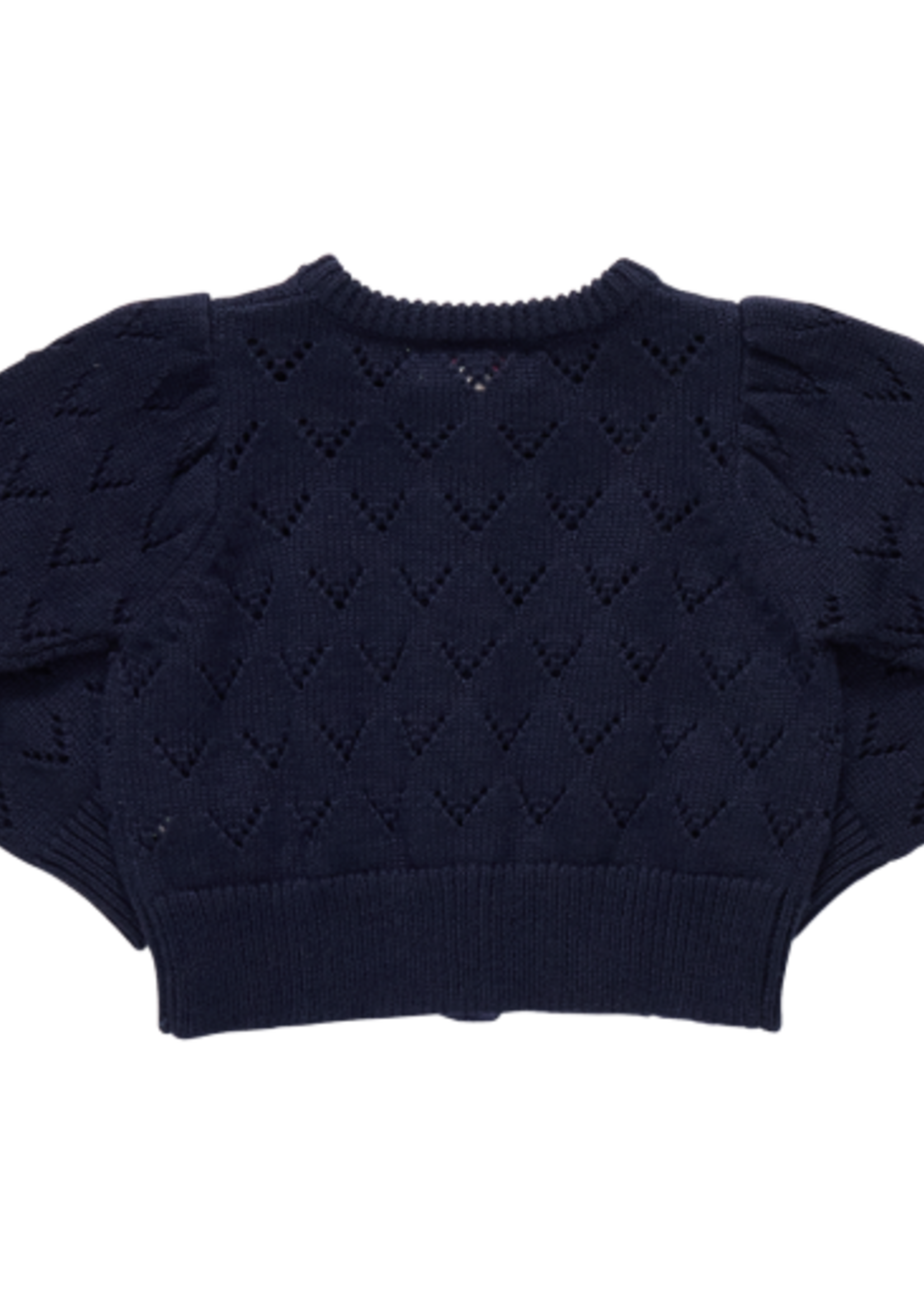 Pink Chicken girls connie sweater - navy