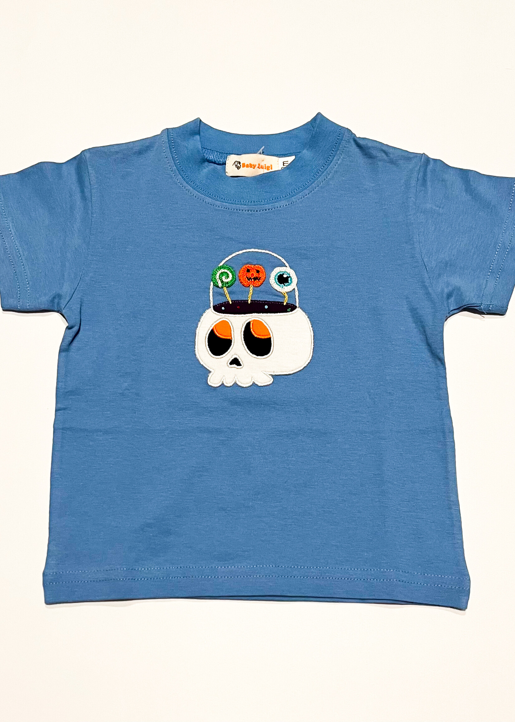 Luigi Kids Boys S/S Skull Bucket w/ lolipops