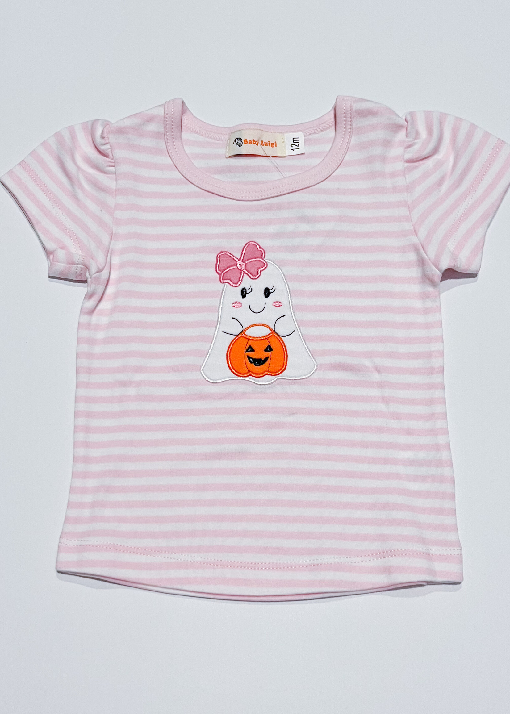 Luigi Kids Girls S/S Ghost Halloween Bucket