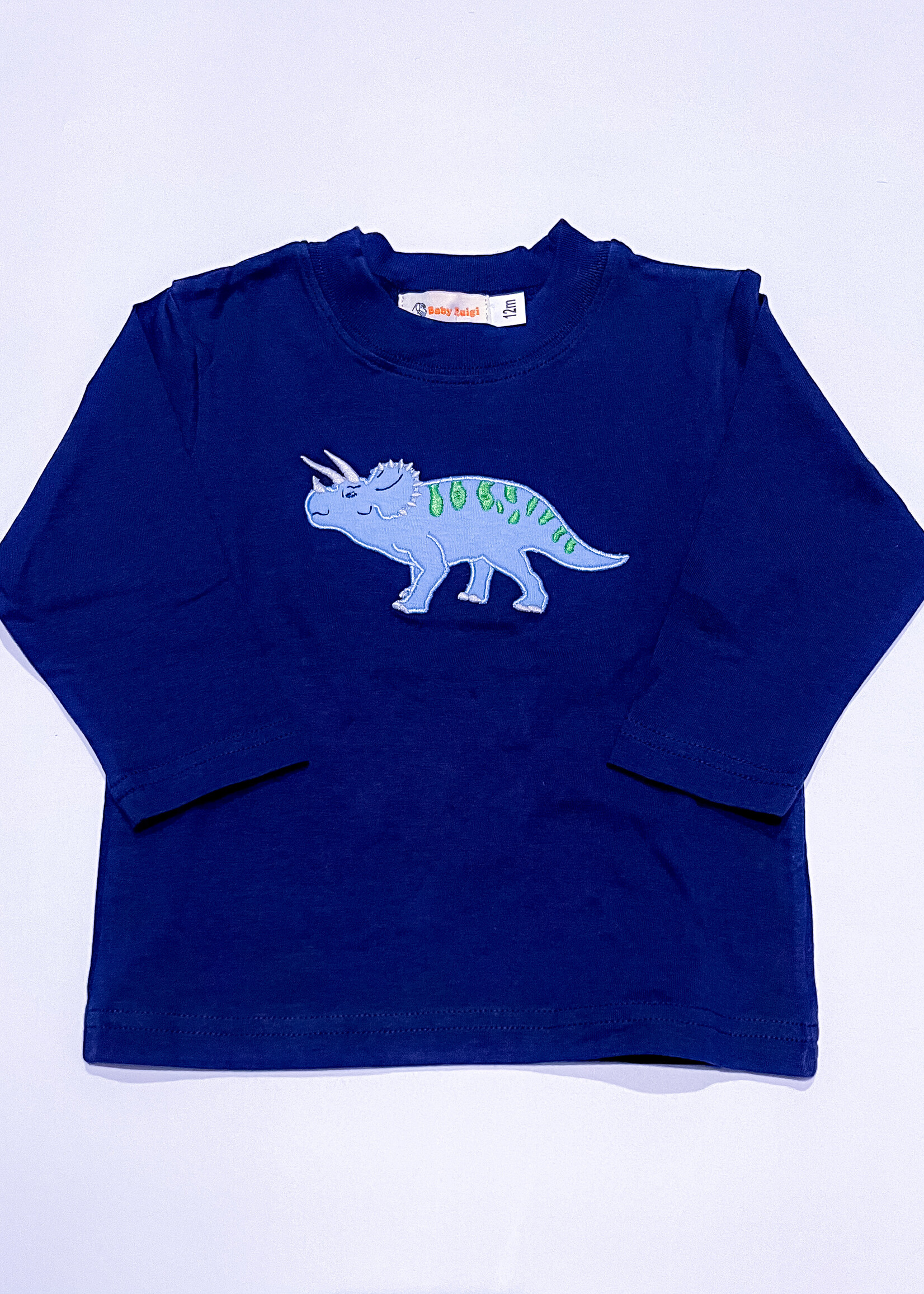 Luigi Kids Boys L/S Triceratops w/ Spots
