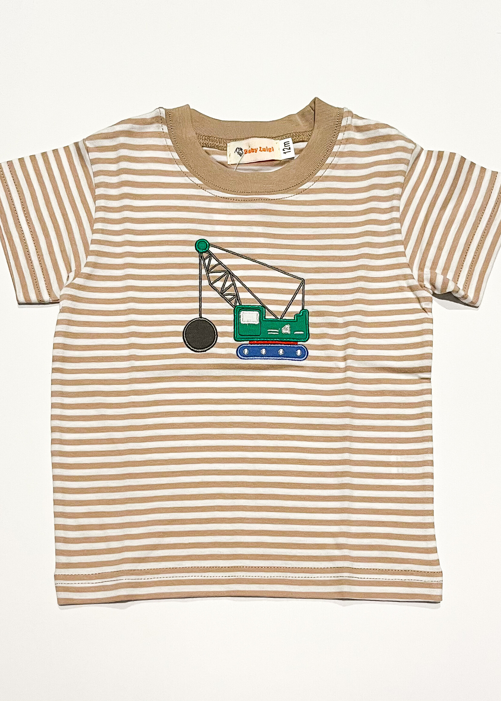 Luigi Kids Boys Stripe S/S Crane w/ Ball