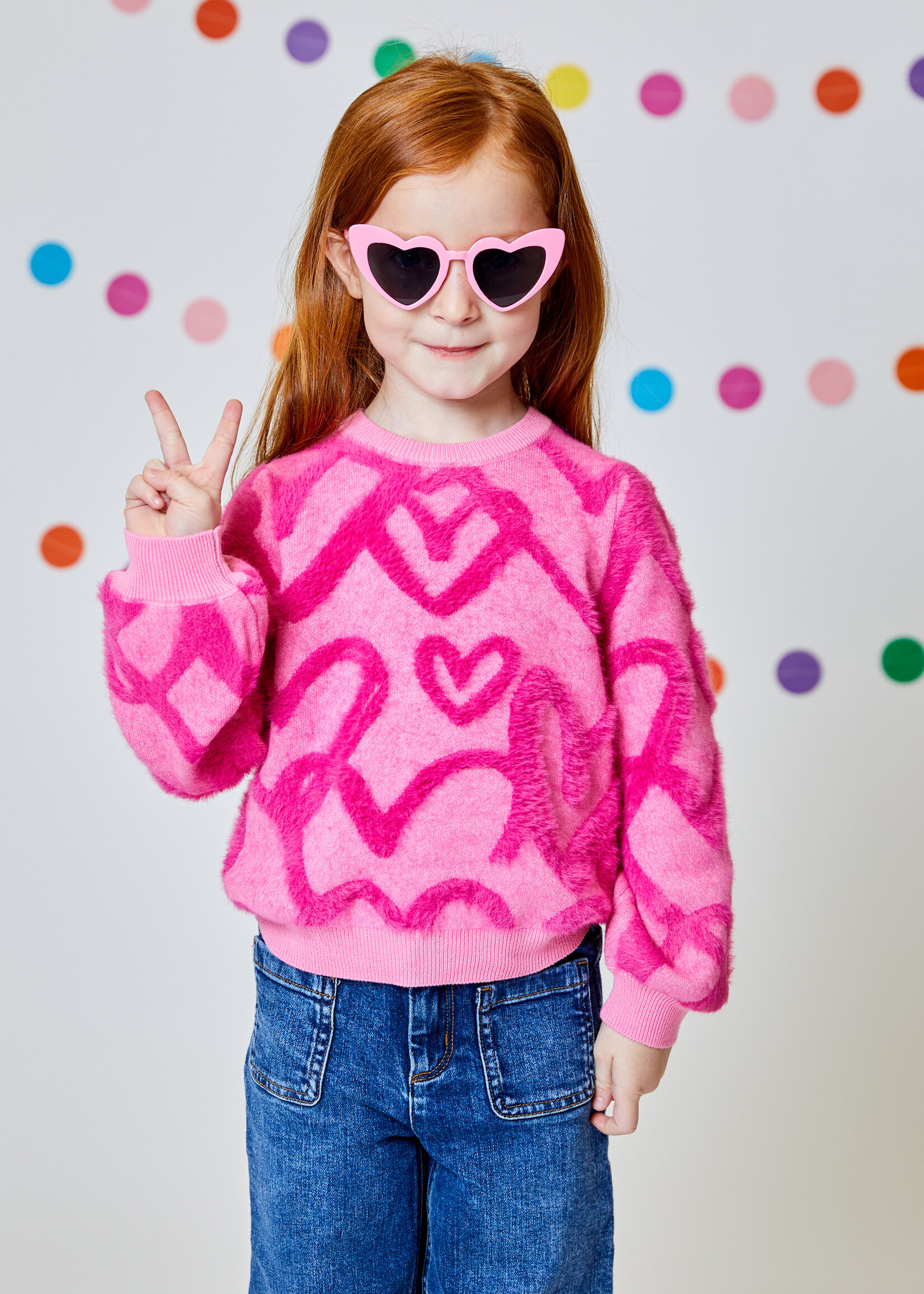 Design History Heart Sweater