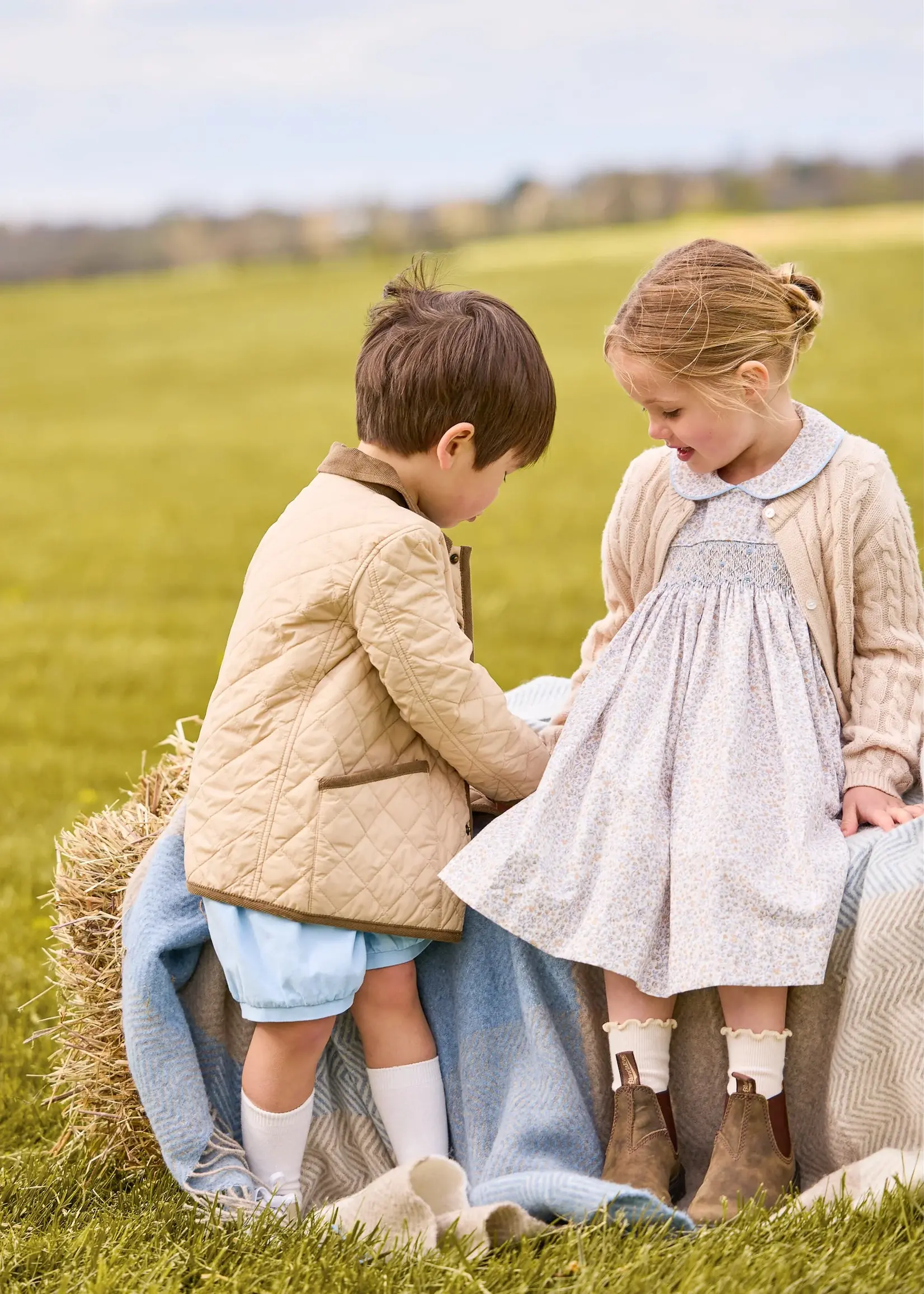 Little English Smocked Peter Pan Dress