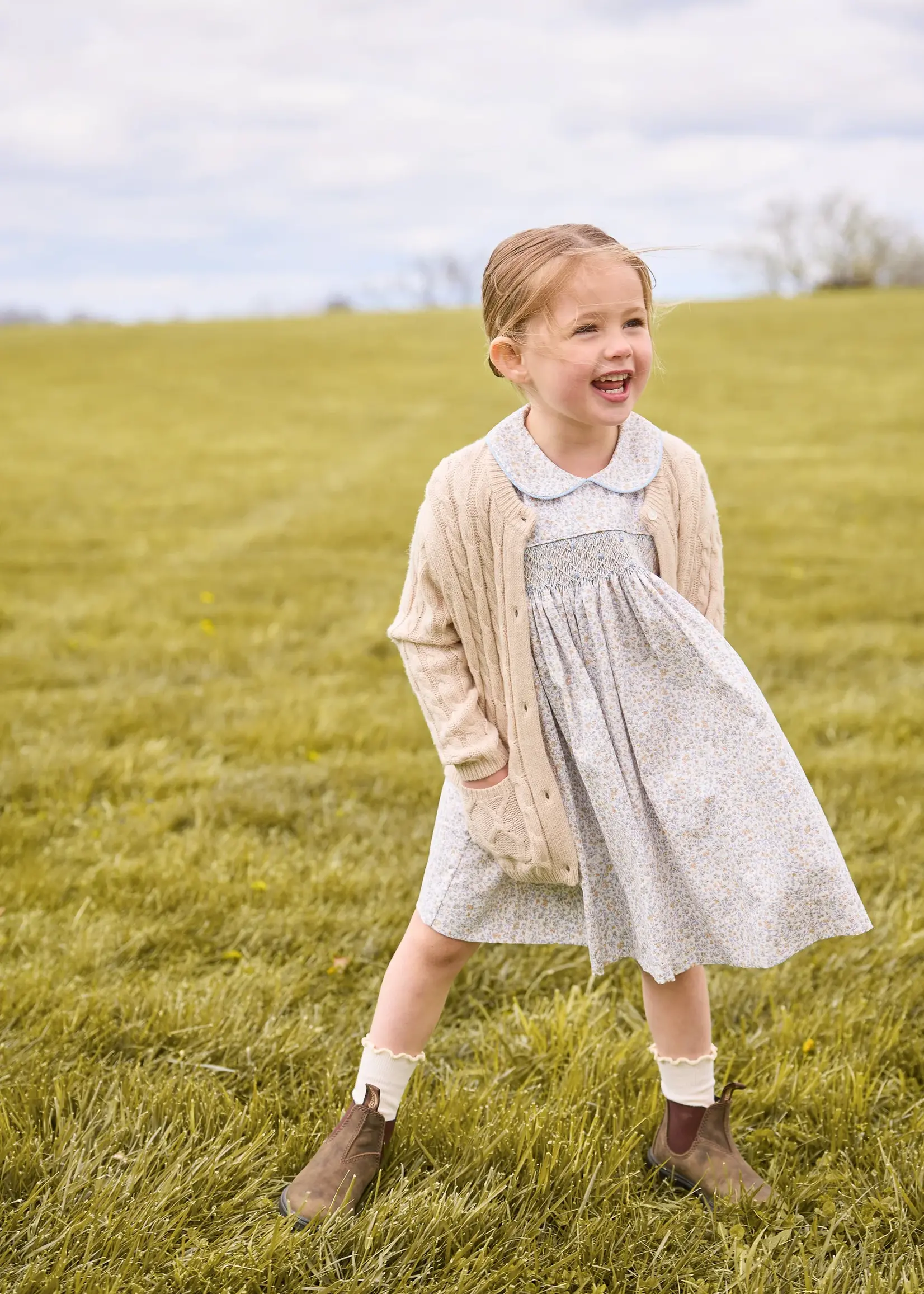 Little English Smocked Peter Pan Dress