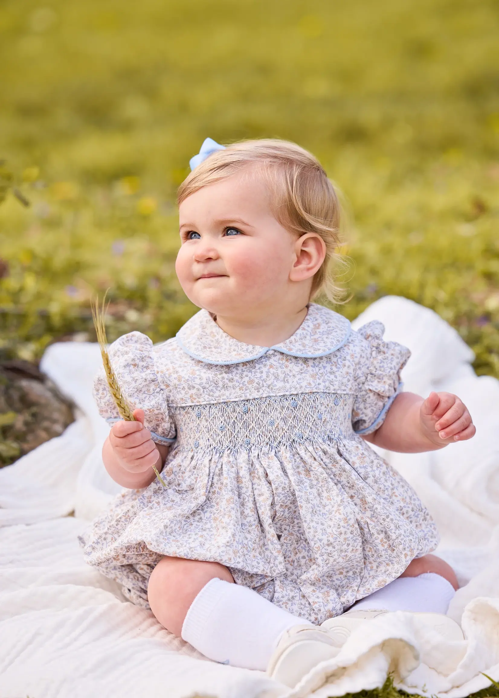 Little English Smocked Peter Pan Bubble