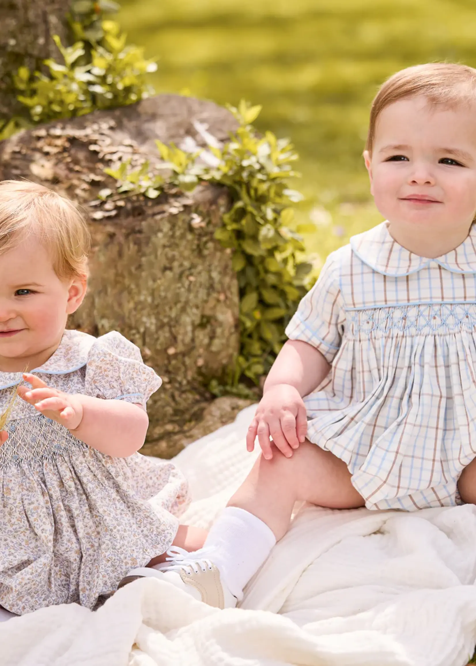 Little English Smocked Peter Pan Bubble