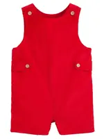 Little English Button Tab John John