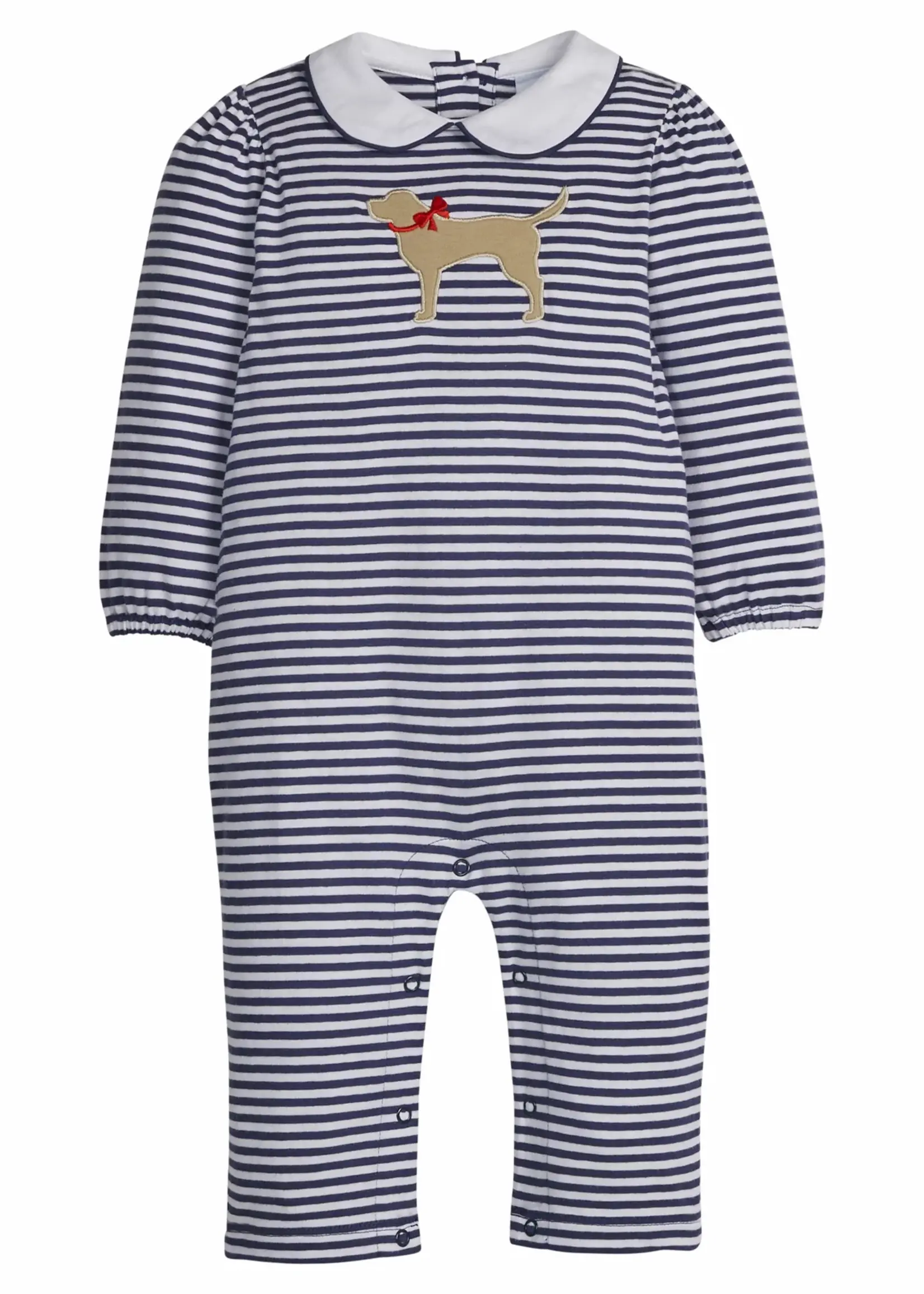 Little English Peter Pan Applique Romper