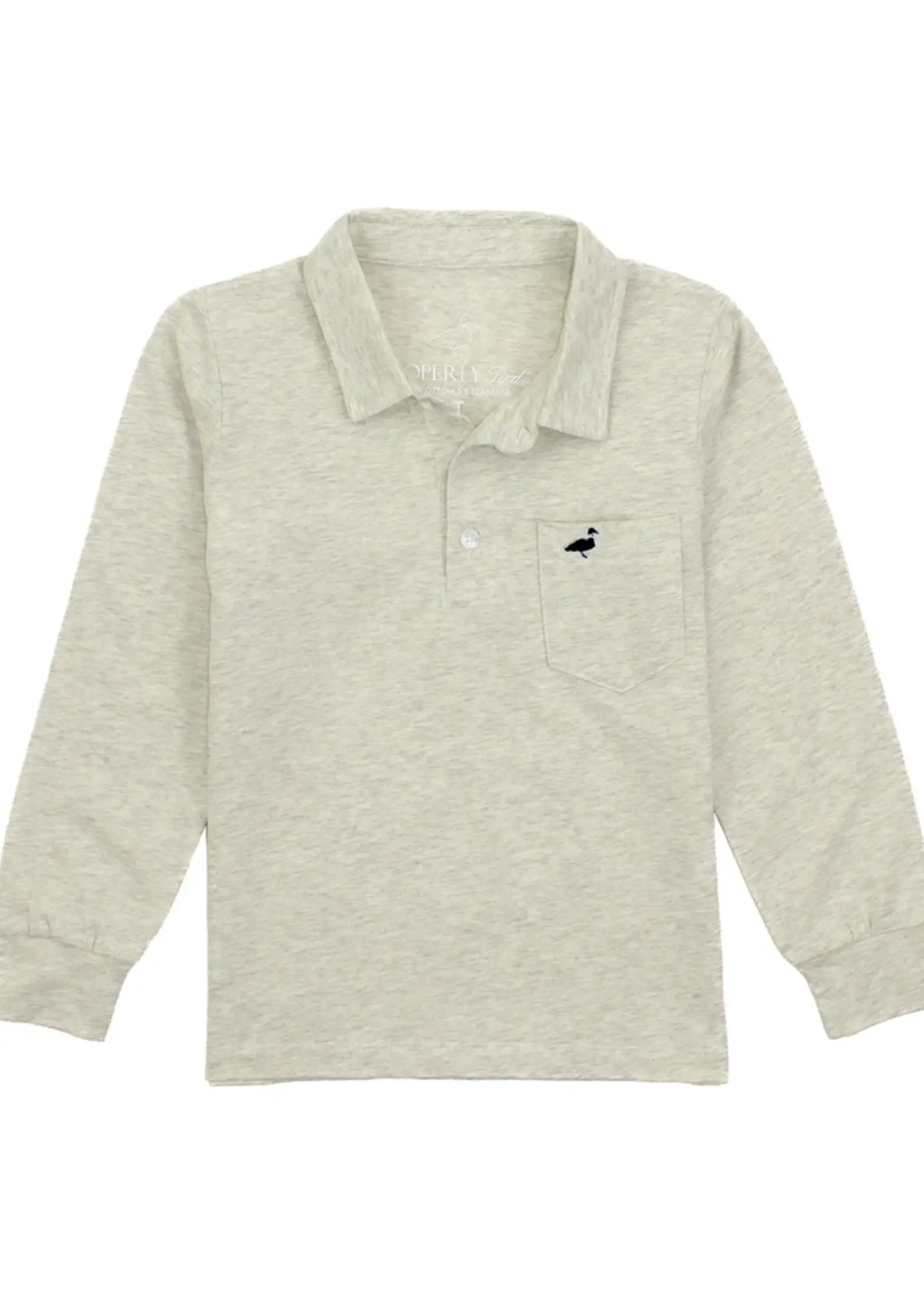 Properly Tied Boys Harrison Pocket Polo LS