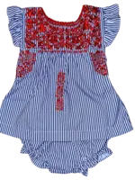 Six Honeybees Puebla Bloomer Set