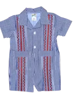 Six Honeybees Guayabera Rompers