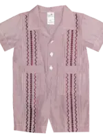 Six Honeybees Guayabera Rompers