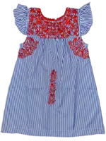Six Honeybees Flutter Sleeve Dress