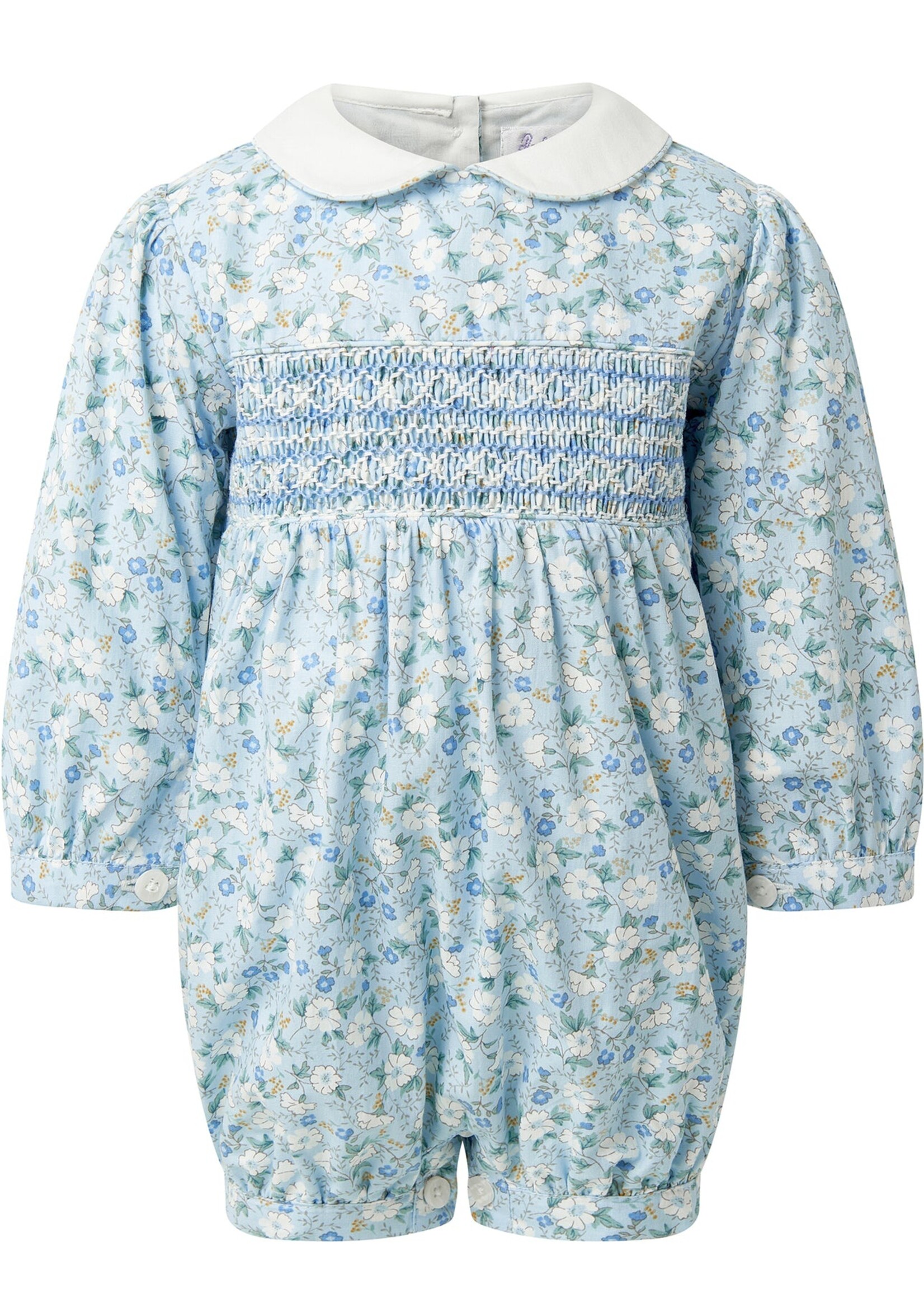 Rachel Riley Smocked Babysuit