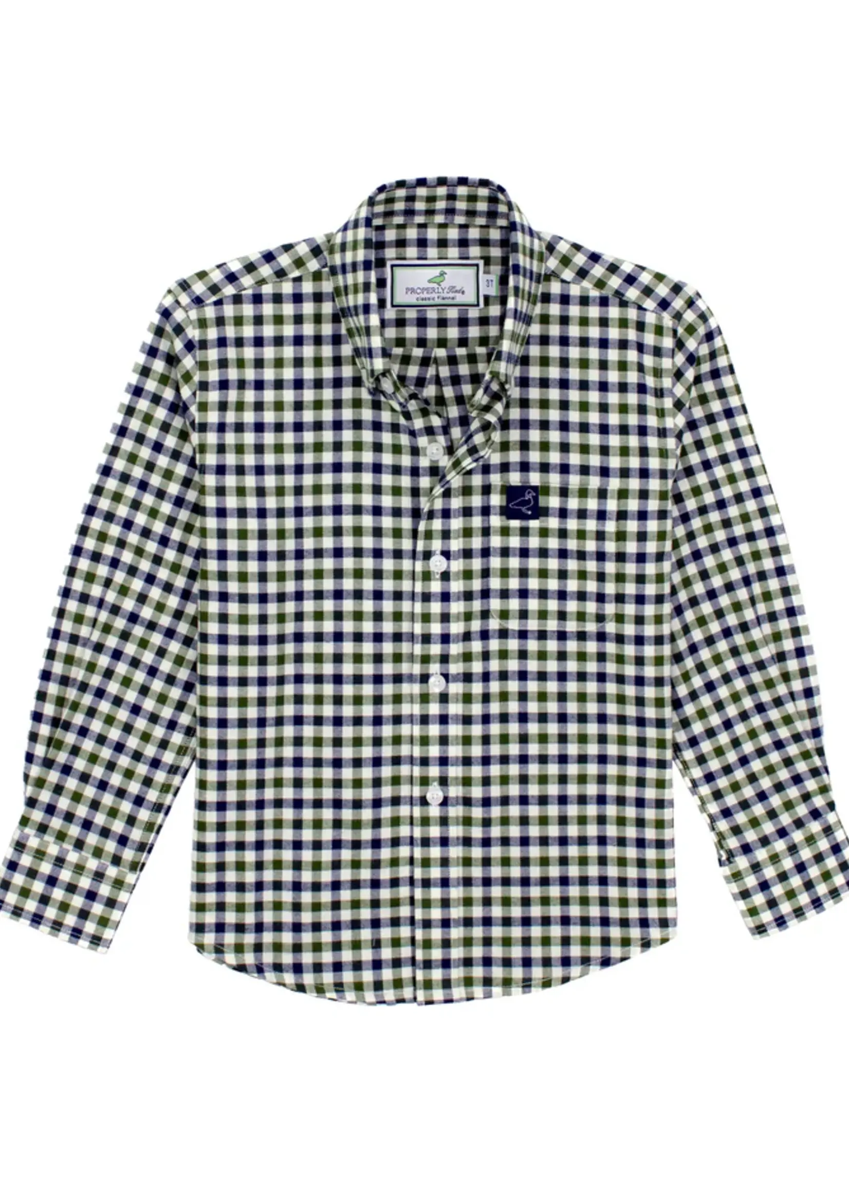 Properly Tied Boys Classic Flannel