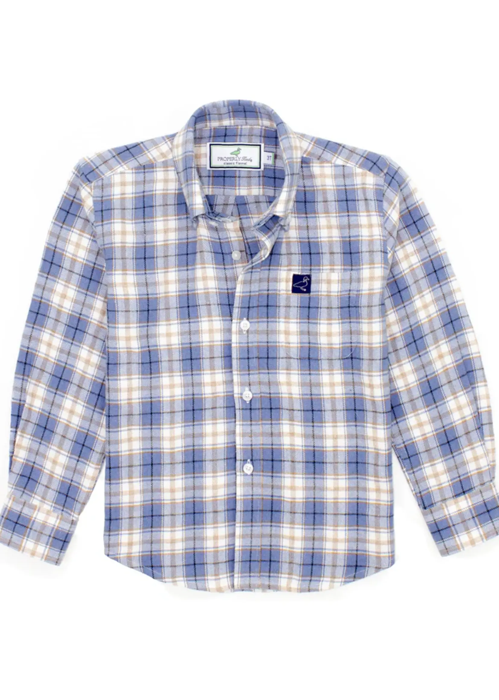 Properly Tied Boys Classic Flannel