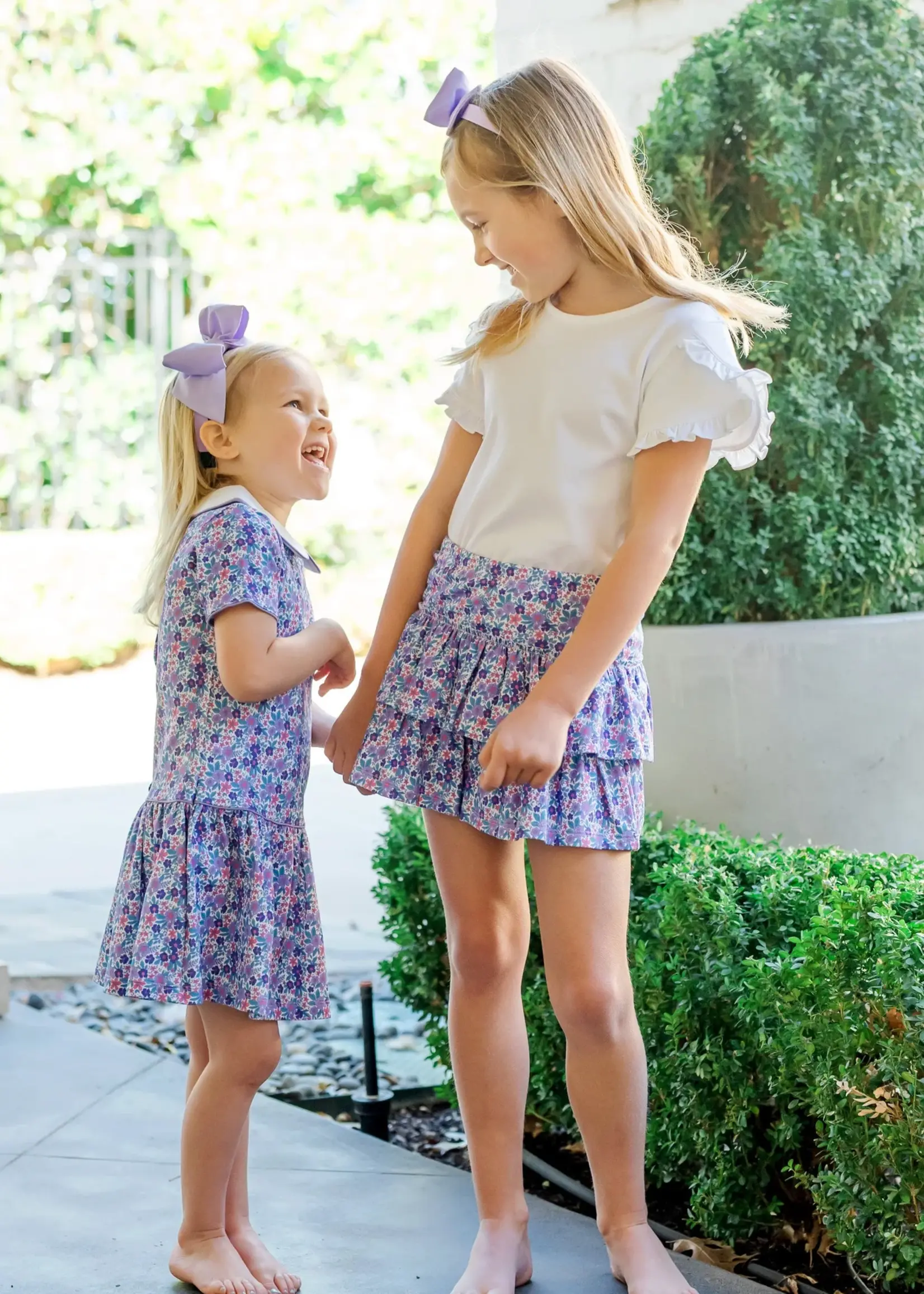 Lila + Hayes Maggie Girls' Tiered Skirt