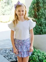 Lila + Hayes Maggie Girls' Tiered Skirt