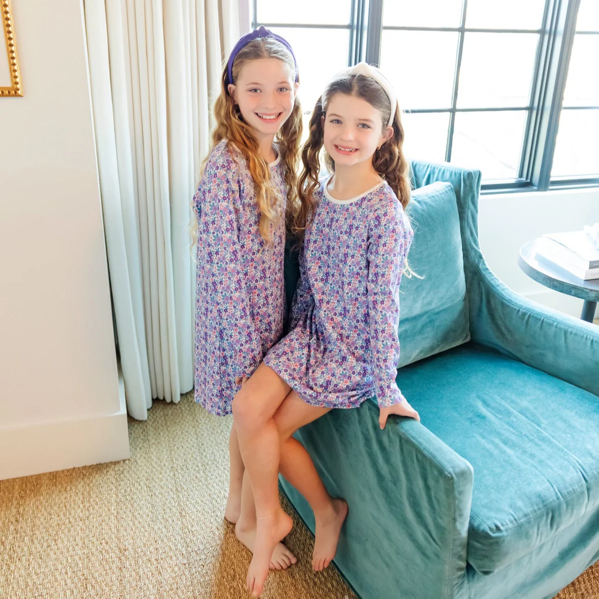 lila hayes blue dress Lila & Hayes Girls Caroline Dress main image 0