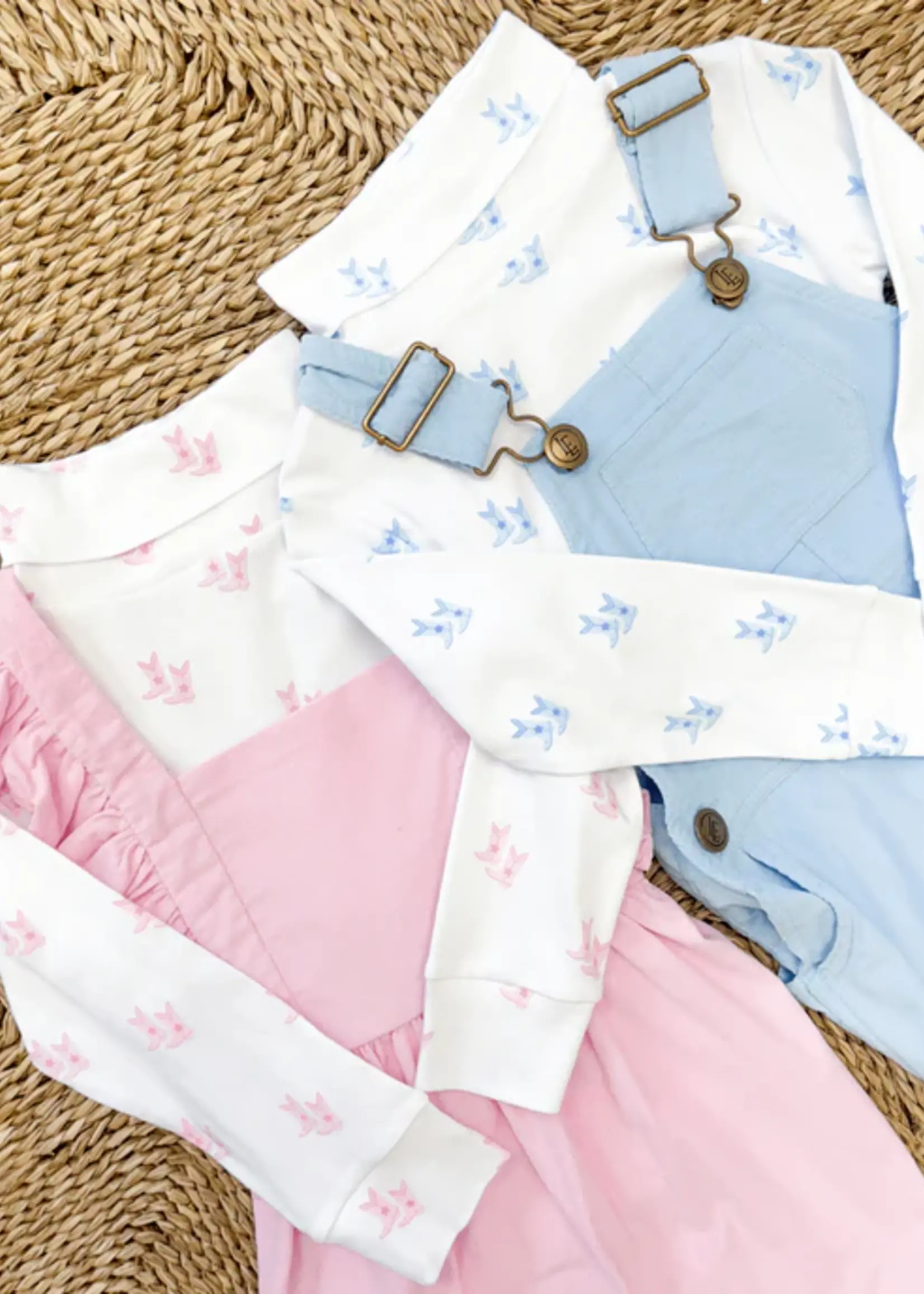 Little English Printed Turtleneck