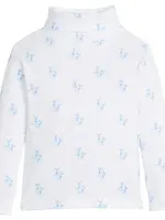 Little English Printed Turtleneck