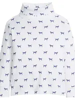 Little English Printed Turtleneck