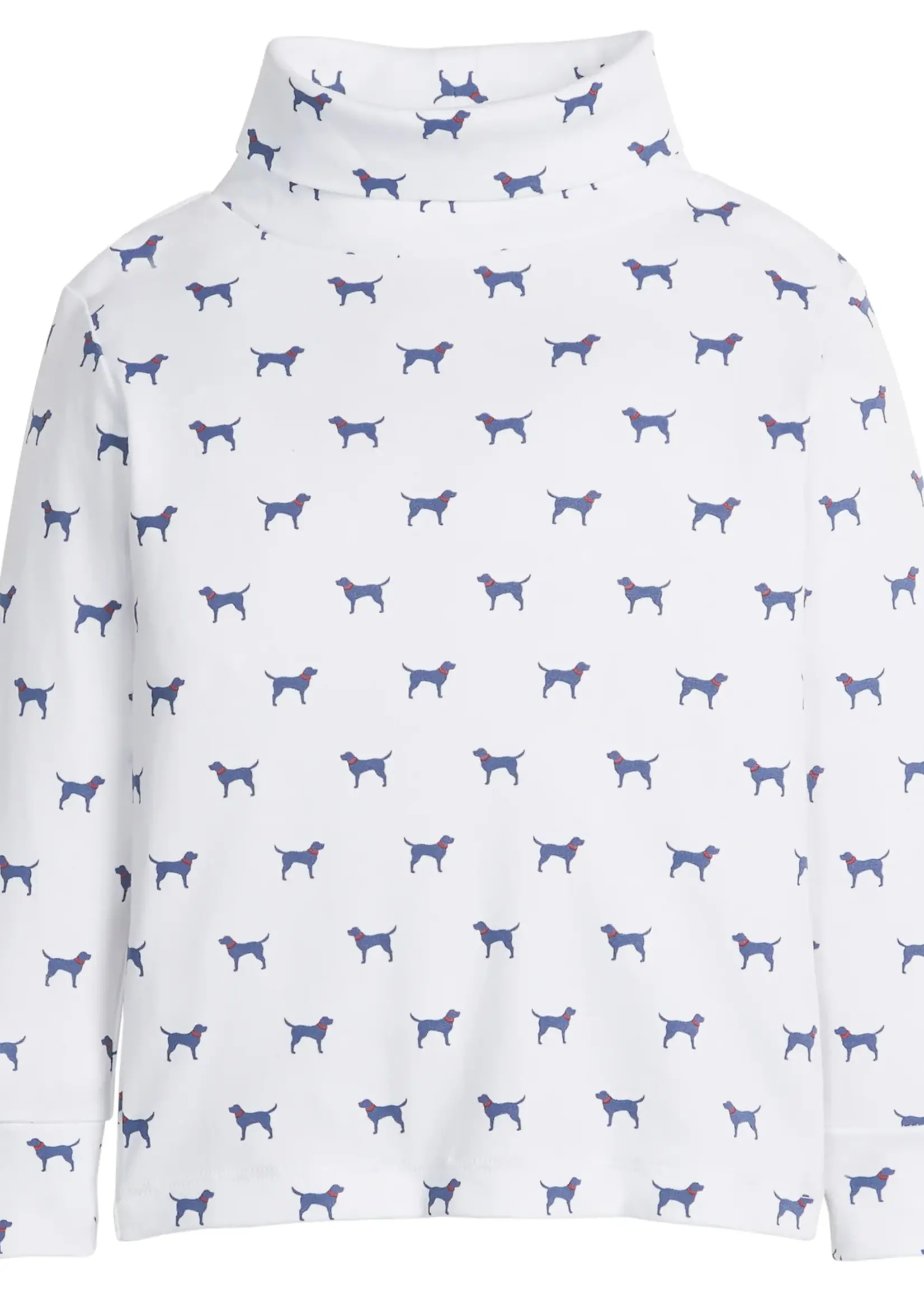 Little English Printed Turtleneck