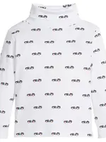 Little English Printed Turtleneck